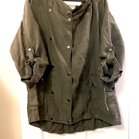 Three Dots Cool Cargo Jacket NWT Size XL - Picture 6 of 13